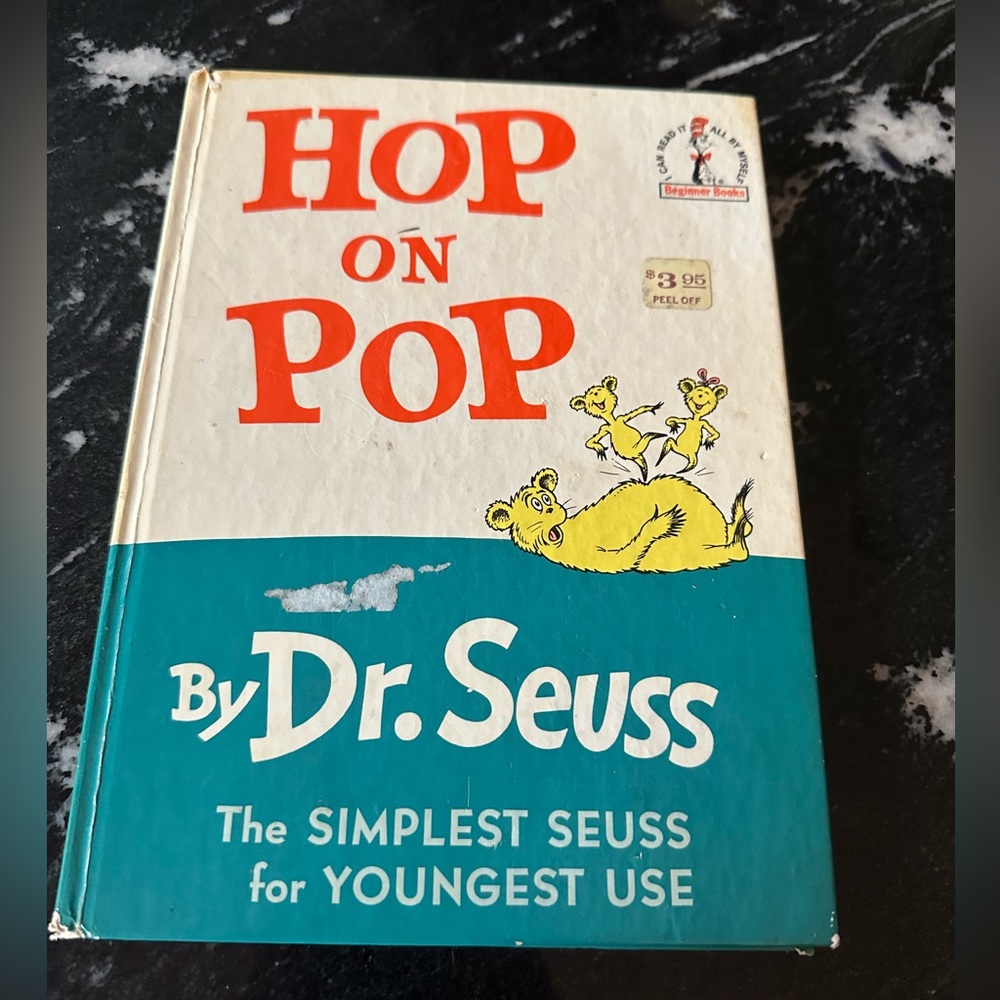 Collectors 1963 First Edition“ Hop on Pop” Dr Seuss.Children’s book